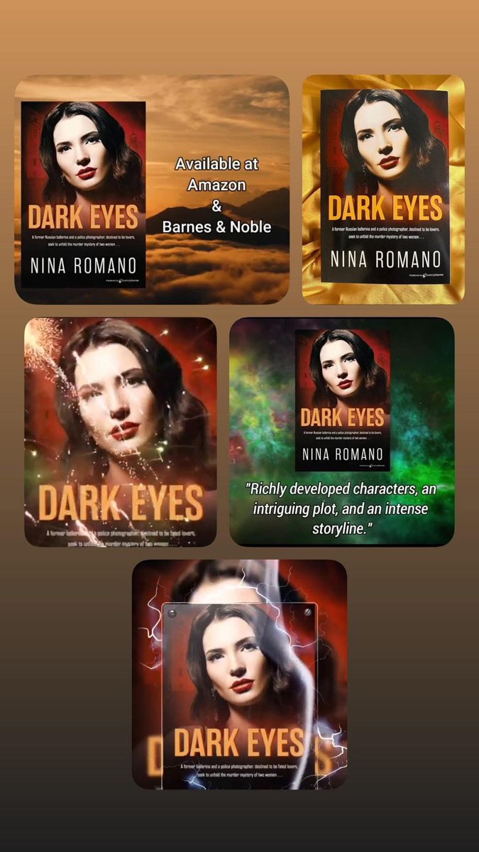 Nina Romano (@ninsthewriter) on Twitter photo <a href="/UniquelyJulez/">Jules ๐ โจ๏ธ ๐ โจ๏ธ</a> Dark Eyes
by Nina Romano
A suspenseful thriller set during the Cold War.
amazon.com/dp/B0BVJF5FG8 <a href="/UniquelyJulez/">Jules ๐ โจ๏ธ ๐ โจ๏ธ</a> Dark Eyes
by Nina Romano
A suspenseful thriller set during the Cold War.
amazon.com/dp/B0BVJF5FG8