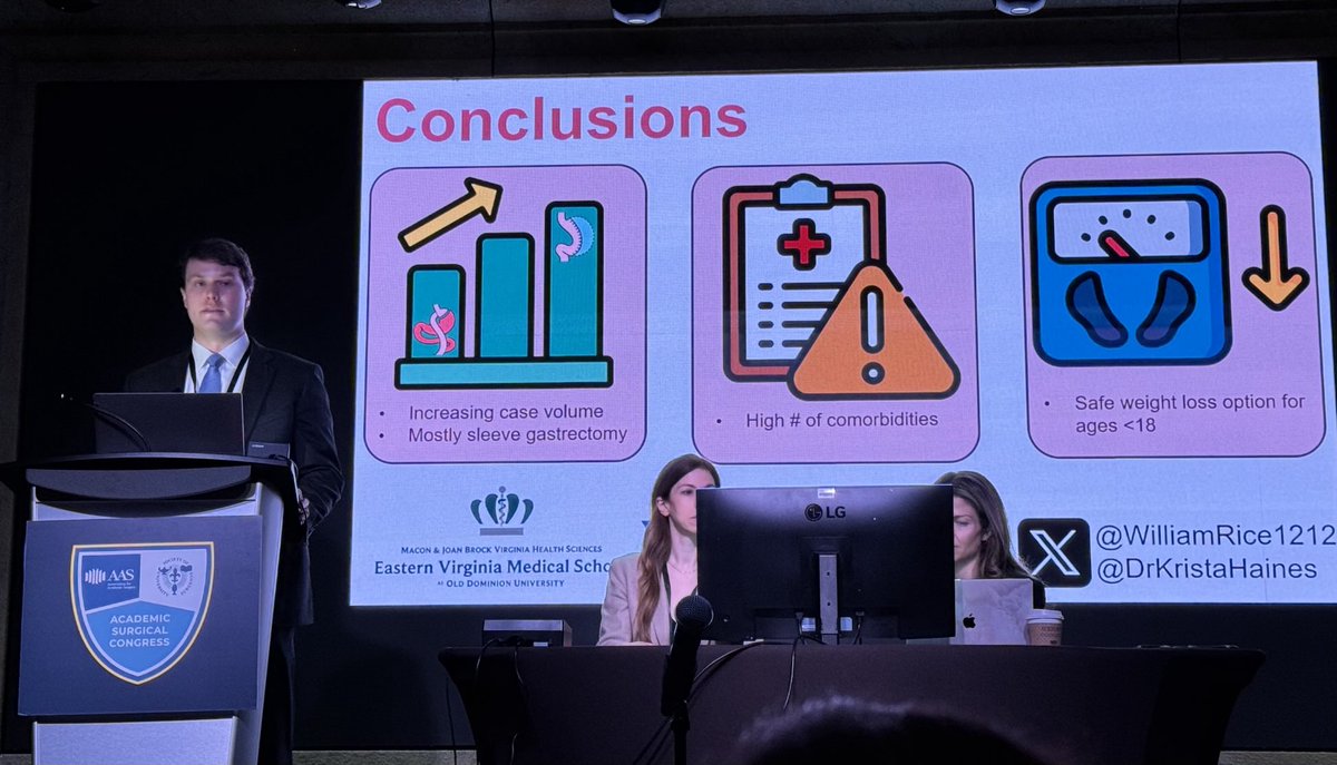 Dr.G (@sfgallaghermd) on Twitter photo Great presentation on tackling Obesity in Children using Bariatric Surgery
<a href="/williamrice1212/">William Rice</a> <a href="/DrKristaHaines/">Dr Krista Haines</a> <a href="/JenFreemanMD/">Jennifer Freeman</a> <a href="/AcademicSurgery/">Assoc4AcademicSurgery</a> @ASC2025 <a href="/DukeSurgery/">Duke Surgery</a> <a href="/DukeHealth/">Duke Health</a> @EVSMsurgery @EVSMedu Great presentation on tackling Obesity in Children using Bariatric Surgery
<a href="/williamrice1212/">William Rice</a> <a href="/DrKristaHaines/">Dr Krista Haines</a> <a href="/JenFreemanMD/">Jennifer Freeman</a> <a href="/AcademicSurgery/">Assoc4AcademicSurgery</a> @ASC2025 <a href="/DukeSurgery/">Duke Surgery</a> <a href="/DukeHealth/">Duke Health</a> @EVSMsurgery @EVSMedu
