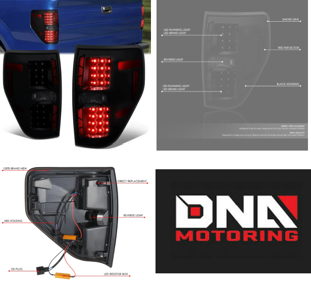 DNA_Motoring's tweet photo. Do you new tail lights for your 2009-2014 Ford F-150? DNA Motoring has the fitment for you. Don't drive around with dim tail lights, add some light to your vehicle. Check out SKU: TL-ZTL-006LED-SM https://t.co/W2HVmOvqby