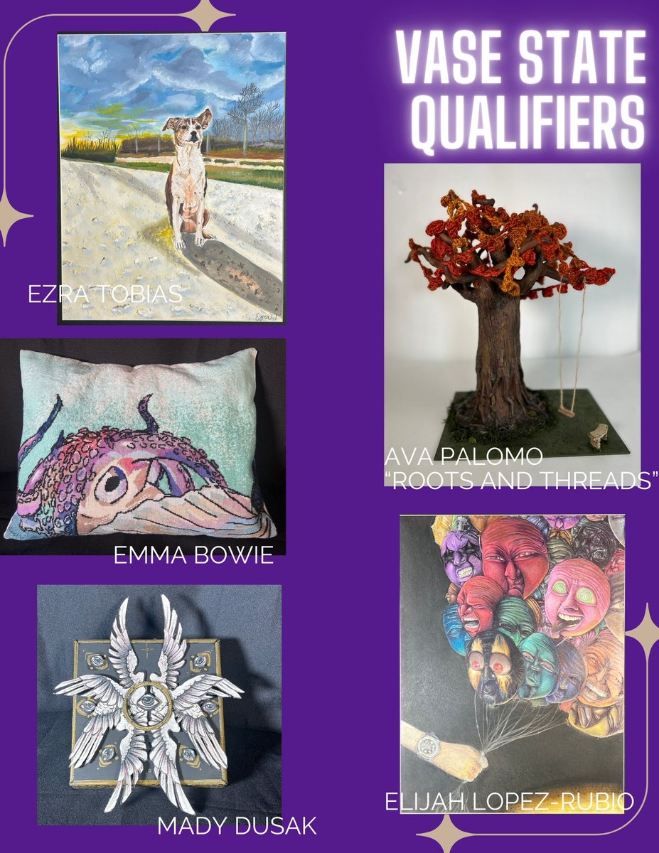 We're so proud of our students hard work and participation in VASE this past weekend. Out of 70 students, we had 10 State VASE Qualifiers and 80 medals in total. That's how we  RATTLER UP! <a href="/SMCISDFineArts/">SMCISD Fine Arts</a> <a href="/SMHS_SMCISD/">San Marcos High School</a> <a href="/mcardona1989/">Dr. Michael Cardona</a>