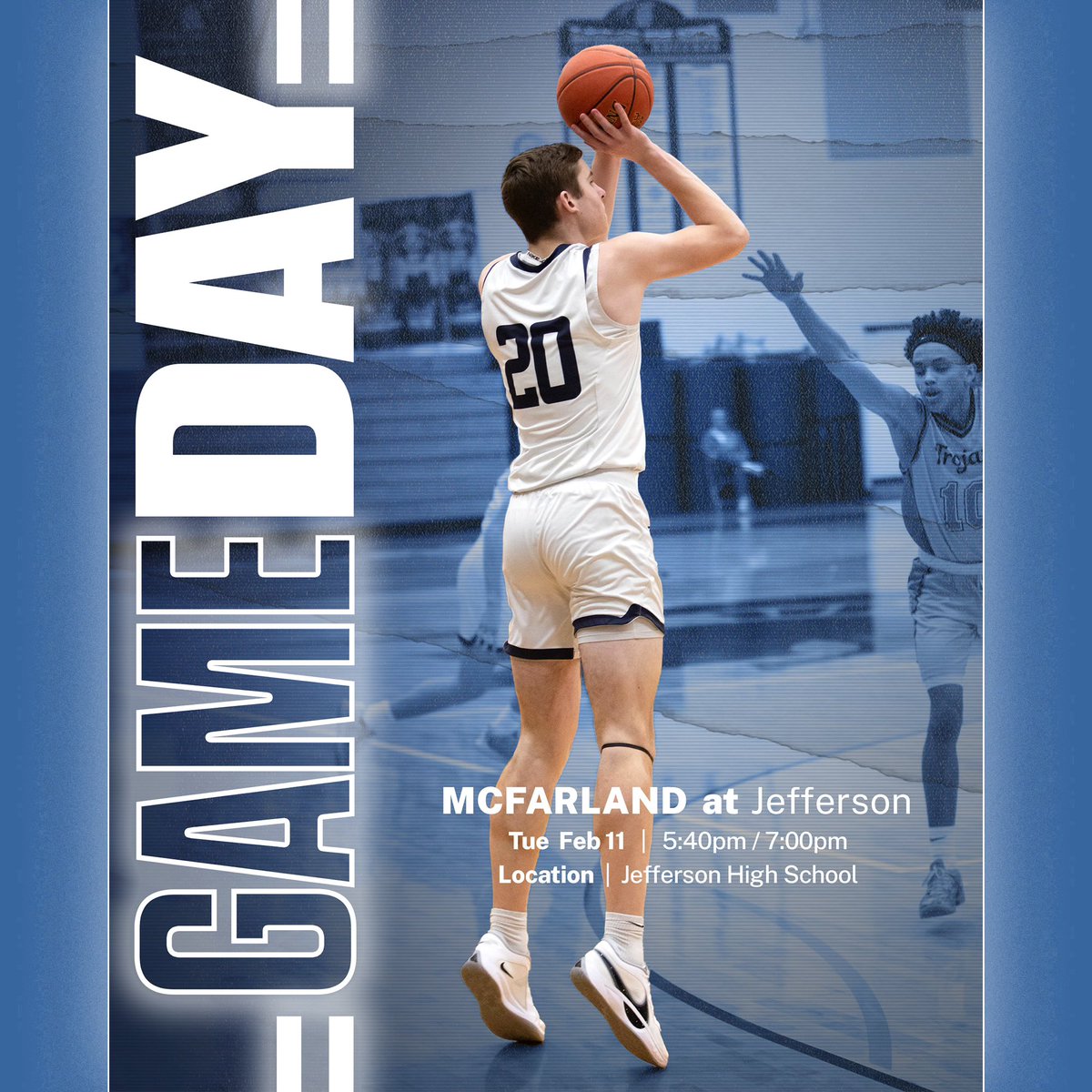 🚨Game Day🚨Back on the bus and heading to Jefferson to face the Eagles! Please note the game times are different for tonight!

5:40➡️ JV2 at Jefferson 
5:40➡️ JV1 at Jefferson 
7:00➡️ Varsity at Jefferson 

Livestream: team1sports.com/highschool/wi/…
