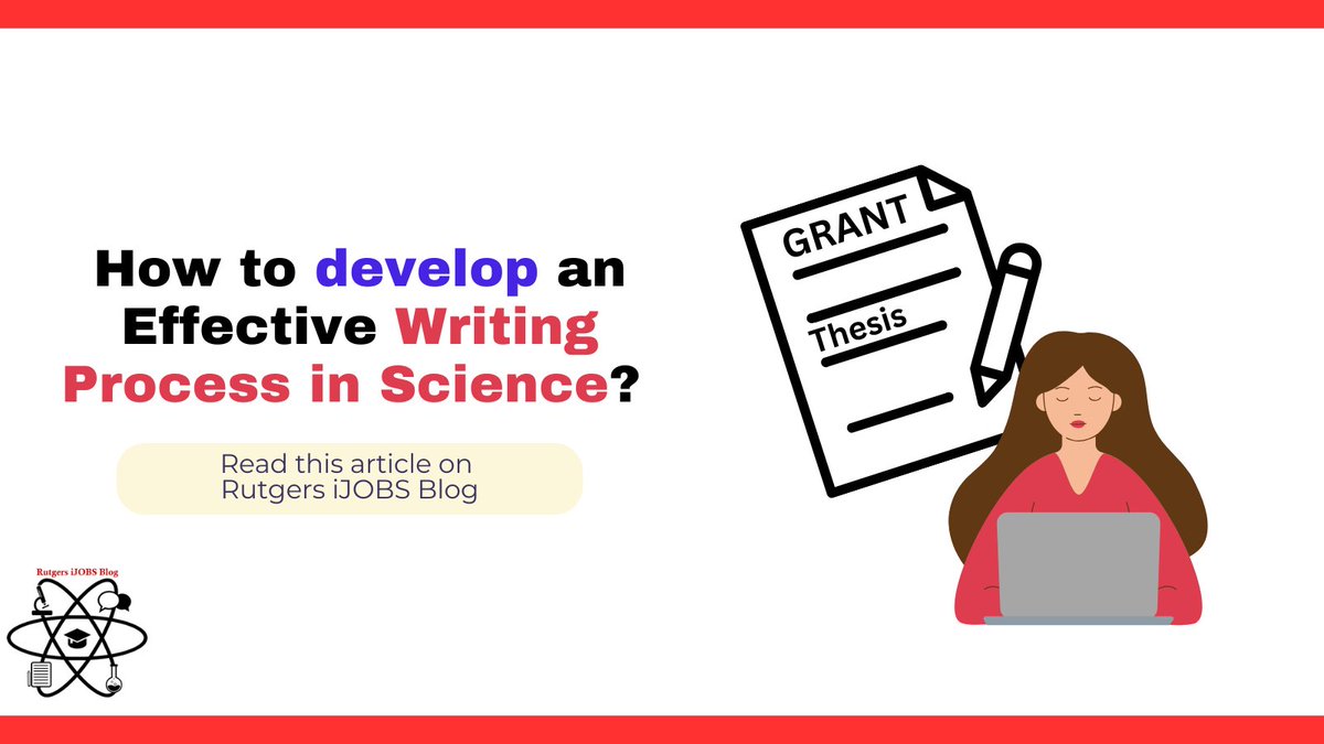 Conquer Writing Dread: Facing a blank page? Use pre-drafting to plan, conserve cognitive energy, and write effectively. Writing IS doing science.
grad.rutgers.edu/news/ijobs-blo…

#RutgersiJOBS #AcademicWriting #writing