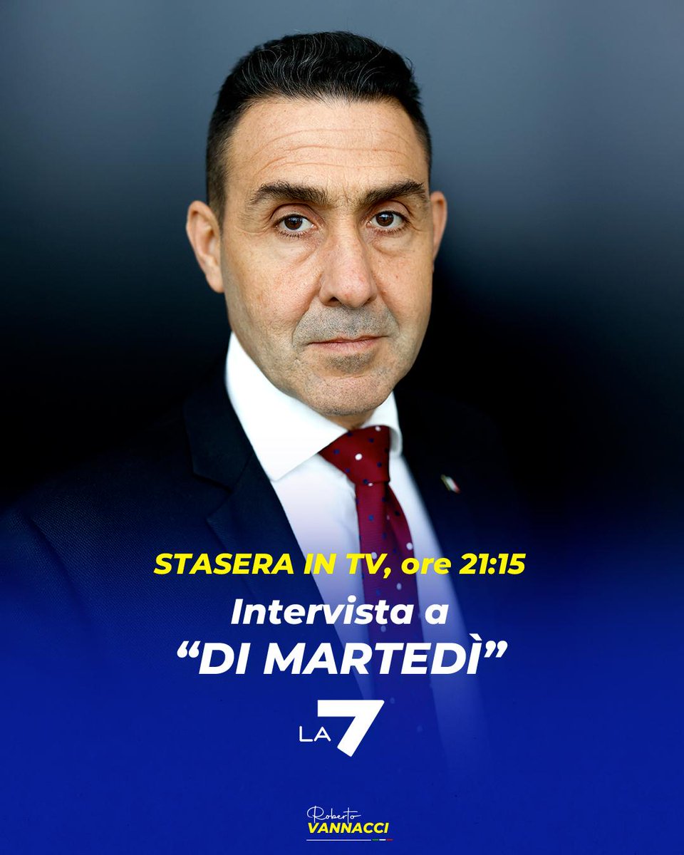Questa sera alle 21.15 interverrò su La7 a Di Martedì.