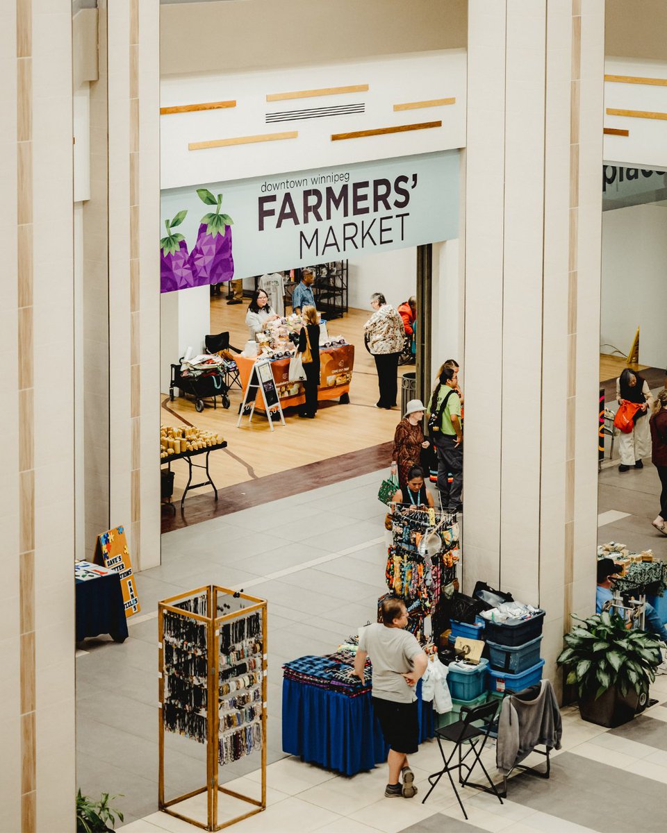 Farmers' Market (@dtwpgfarmersmkt) on Twitter photo Who else is ready to find a new favourite vendor? 🙋♀️
We're back at <a href="/shop_cityplace/">Cityplace Winnipeg</a> this Thursday!
Get ready for handmade goodies and all the best local produce to keep your fridge (and soul) happy.
⏰ 10 a.m. – 2 p.m.
Become a vendor > bit.ly/40So0d2 Who else is ready to find a new favourite vendor? 🙋♀️
We're back at <a href="/shop_cityplace/">Cityplace Winnipeg</a> this Thursday!
Get ready for handmade goodies and all the best local produce to keep your fridge (and soul) happy.
⏰ 10 a.m. – 2 p.m.
Become a vendor > bit.ly/40So0d2