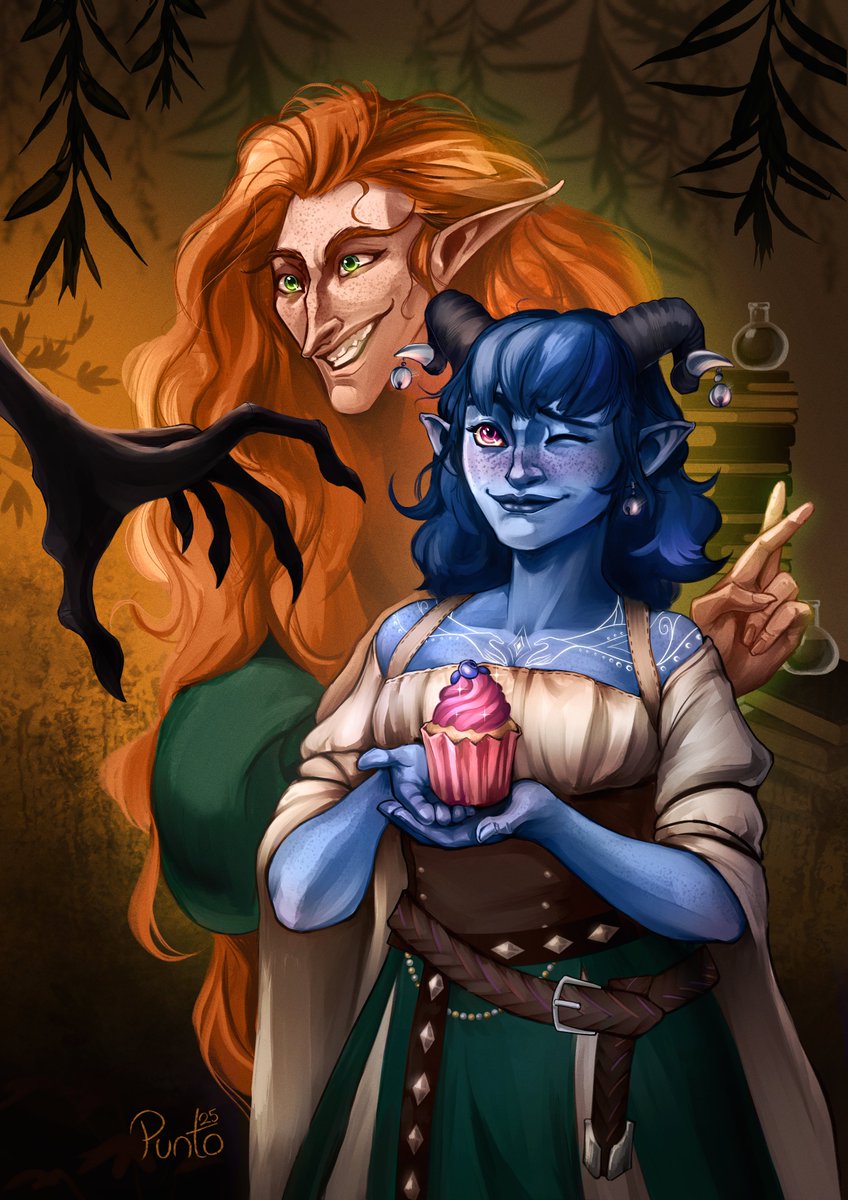 punto_png's tweet photo. Today's my birthday! Reached the ripe old age of 23 today. Doing the customary thing of asking for retweets on my art 👉👈 Or at the very least look at my D&amp;D blorbos https://t.co/UkP26kF2Df