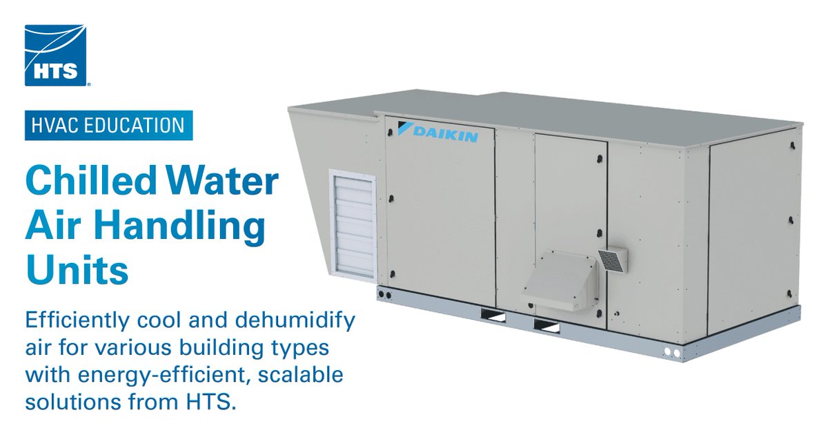 HTS_Engineering's tweet image. TEXAS: Chilled Water Air Handling Units offer efficient, scalable cooling. Contact HTS Texas today to learn more at hubs.la/Q0362K4c0.
