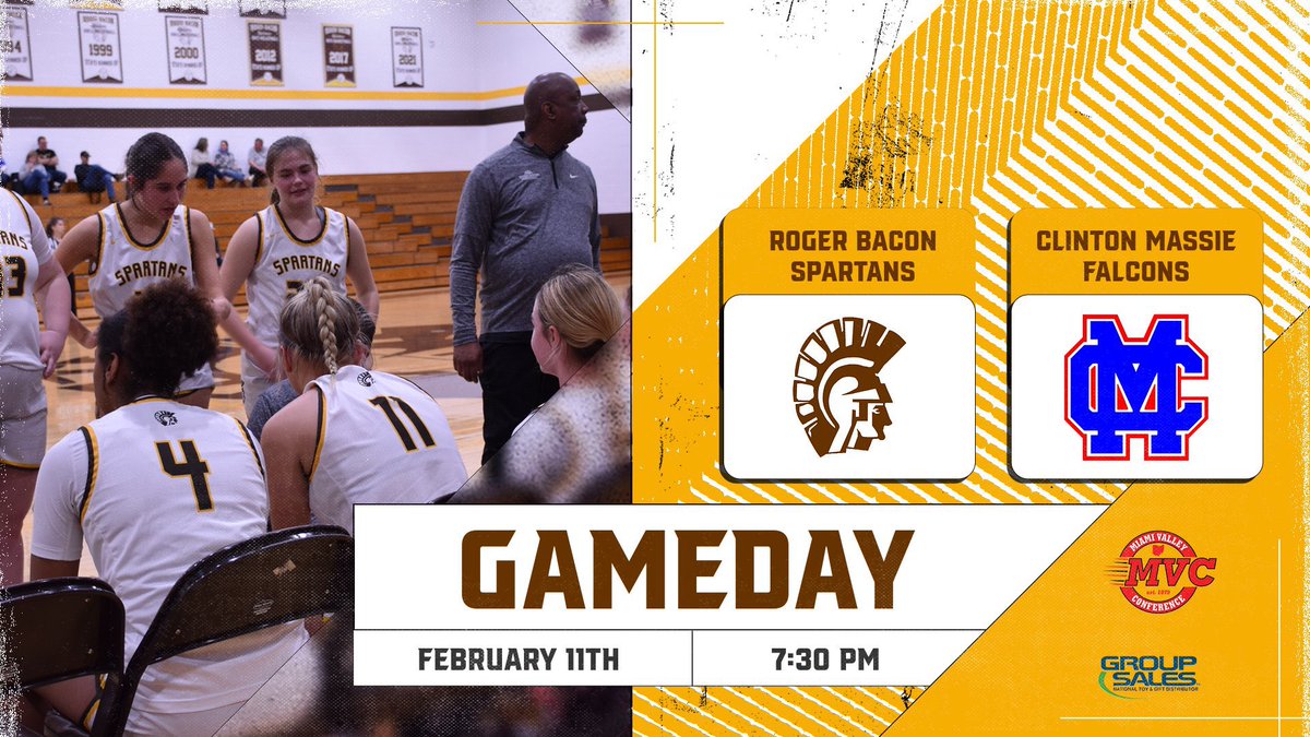🏀 It’s tournament time for <a href="/RBHSGirlsBball/">Roger Bacon Girls Basketball</a>! 

The Spartans take on Clinton Massie at Middletown High School tonight at 7:30 PM

#HailSpartans