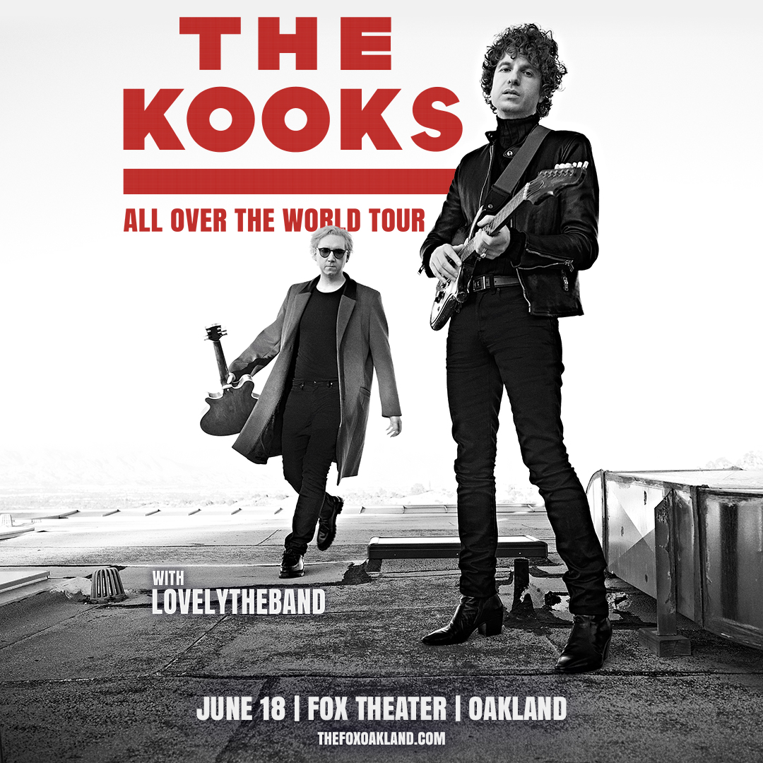 JUST ANNOUNCED 🌹 <a href="/thekooksmusic/">The Kooks</a> are heading back to Oakland to bring the All Over The World Tour on 6/18 with <a href="/lovelytheband/">lovelytheband</a> 🚗 Presale begins Thursday, 2/13 at 10am with password = moonglow 🎸

🎟️: Tickets on sale Friday, 2/14 at 10am!
ℹ️: bit.ly/4ht5S0j