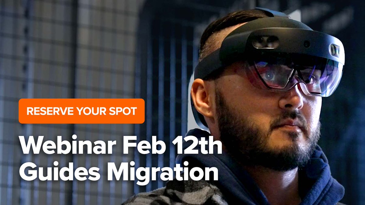 🚨 Last chance to register! 🚨
Join our webinar tomorrow on What's Next After HoloLens &amp; Guides? 🤖🔮
Don’t miss insights into the future of mixed reality!
💻 Sign up here: hubs.la/Q035l07R0

#Webinar #HoloLens #MixedReality #TechTalk