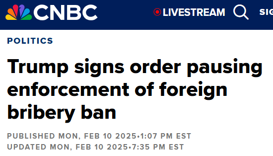 RepDonBeyer's tweet photo. Trump's presidency is a Golden Era — for corruption.

He fired independent watchdogs who investigate waste, fraud, and illegal activity.

He fired the top whistleblower protection official.

He fired the top government ethics official.

He halted enforcement of the Foreign Corrupt Practices Act.

He disbanded the FBI’s Foreign Influence Task Force.

Trump is declaring open season for public corruption.