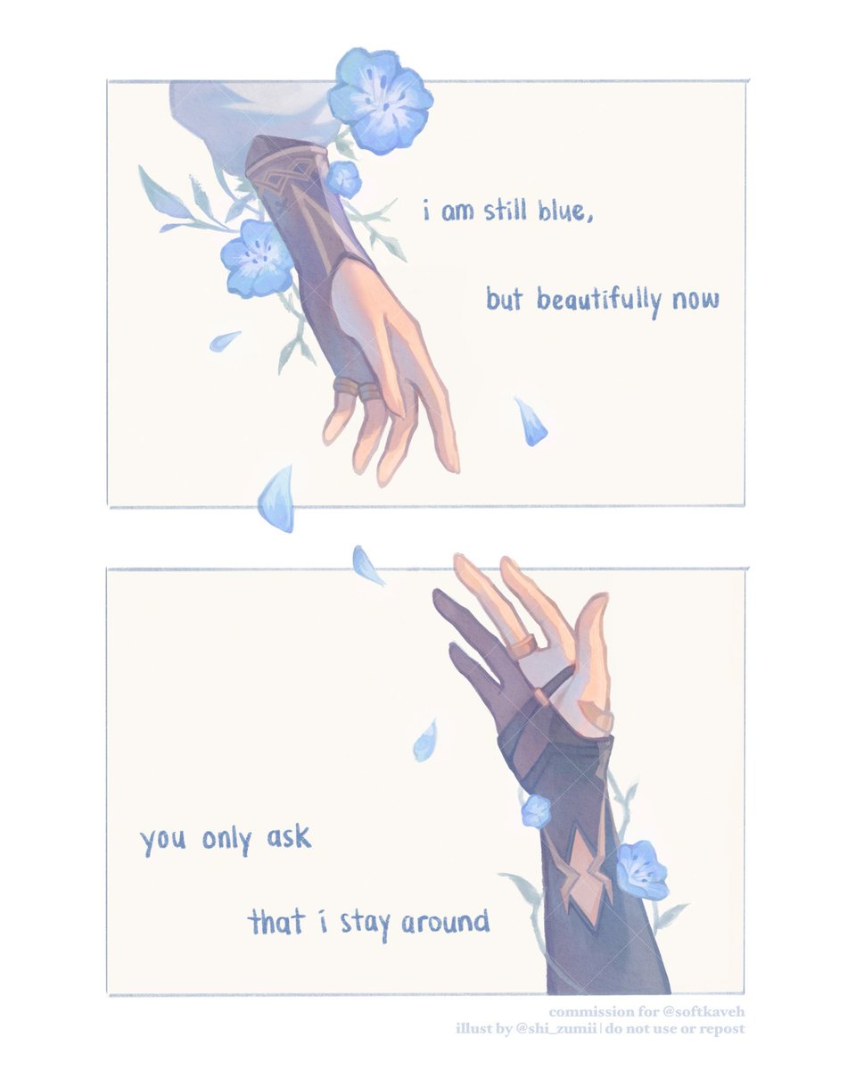 🌱🏛️

commission for <a href="/softkaveh/">mouse 🐹</a>

i had the pleasure of working with mouse to illustrate their beautiful poem ‘blue’ 💙

thank you so much for commissioning! 

#haikaveh #commission

[1/2]