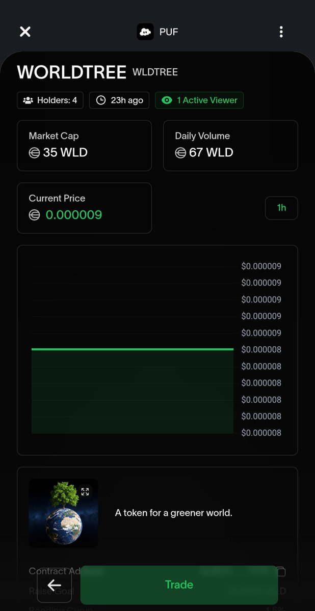 WorldtreeToken's tweet photo. Go to World app PufLauch Search for WORLDTREE
BUY and make the world Green !!! 
#worldcoin
#Crypto
#WorldCoin
#GoToWorldApp
#PufLauch
#WorldTree
#MakeTheWorldGreen
#BuyWorldTree
#WLD
#WLDTREE https://t.co/JpBbbAb5qa