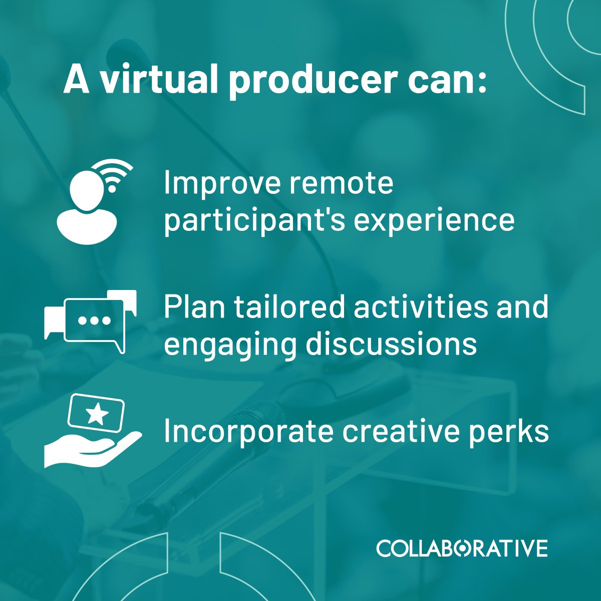 Virtual event options boost accessibility but often lack engagement. The fix? Hire a virtual event producer to create tailored activities, discussions &amp; perks like virtual swag bags. We can help you make hybrid events impactful for everyone! 🎯