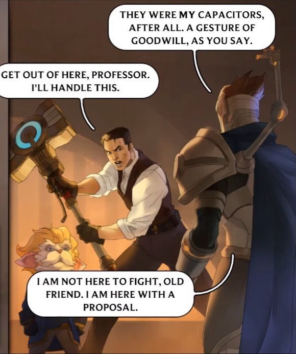 Ankkhell's tweet image. Pov : #Vikjayce #jayvik

You accepted Viktor’s proposal

Now choose :

A) Stop before Heimmerdinger finds out

B) Keep going and get the table and the work dirty

C) Tell Viktor to move it somewhere else…