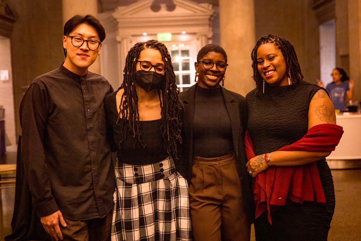 remainsarchive's tweet photo. Deep gratitude to all who made this event possible and a success. Can’t believe nearly a month ago we were at the Baltimore Museum of Art hosting our hybrid artist talk to discuss our collective’s collaboration with artists Romaine McNeil, Tatiana Esh, Sha-Shonna Rogers, and https://t.co/Y8mTQ5r85l