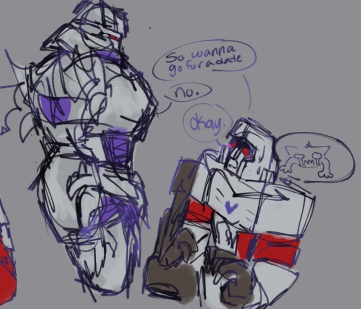 HatsukeKou's tweet photo. 🌂About the au: tfp Meg gets teleported then caught by the autobots confusing Meg for a femme

☂️why? Meg frame is smooth just like femmes not bulky as the mechs

🌌 It's funny how I stumble with this au one day bored I photoshop the femmes &amp; meg head on bnha
🌌 Elita hates meg https://t.co/4nqLijqkpr