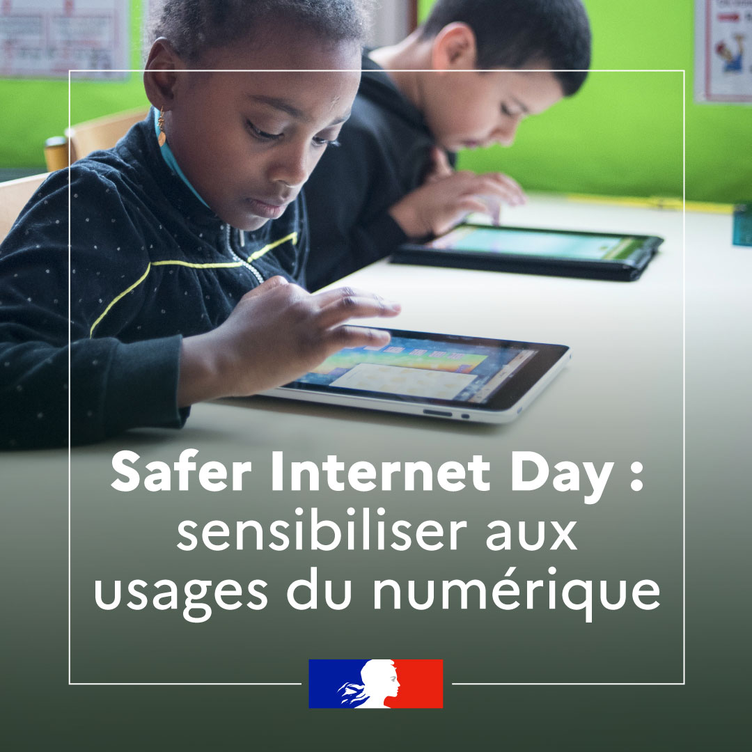 La 22ème édition du Safer Internet Day se déroule le 11 février 2025 💻

C’est le rendez-vous annuel de sensibilisation aux usages du numérique pour les jeunes, les familles et la communauté éducative dédié cette année à la citoyenneté numérique à l’ère de l’intelligence