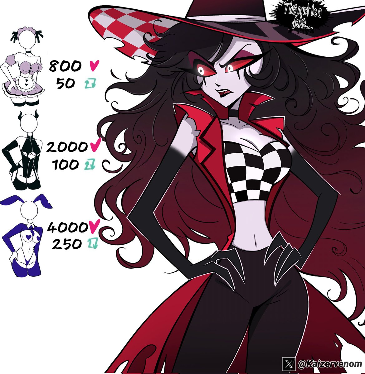 KaizerValen's tweet photo. Roo is willing to play 🔥 

#HazbinHotel #HazbinHotelFanart https://t.co/MxjgBqmaYn