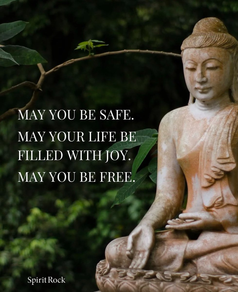 JackKornfield's tweet photo. May your week ahead be filled with loving kindness. 🪴

#spiritrock #metta #lovingkindness #spirituality #blessing #yoga #prayer #meditation #jackkornfield #mindfulness https://t.co/RsW3ldtcyM