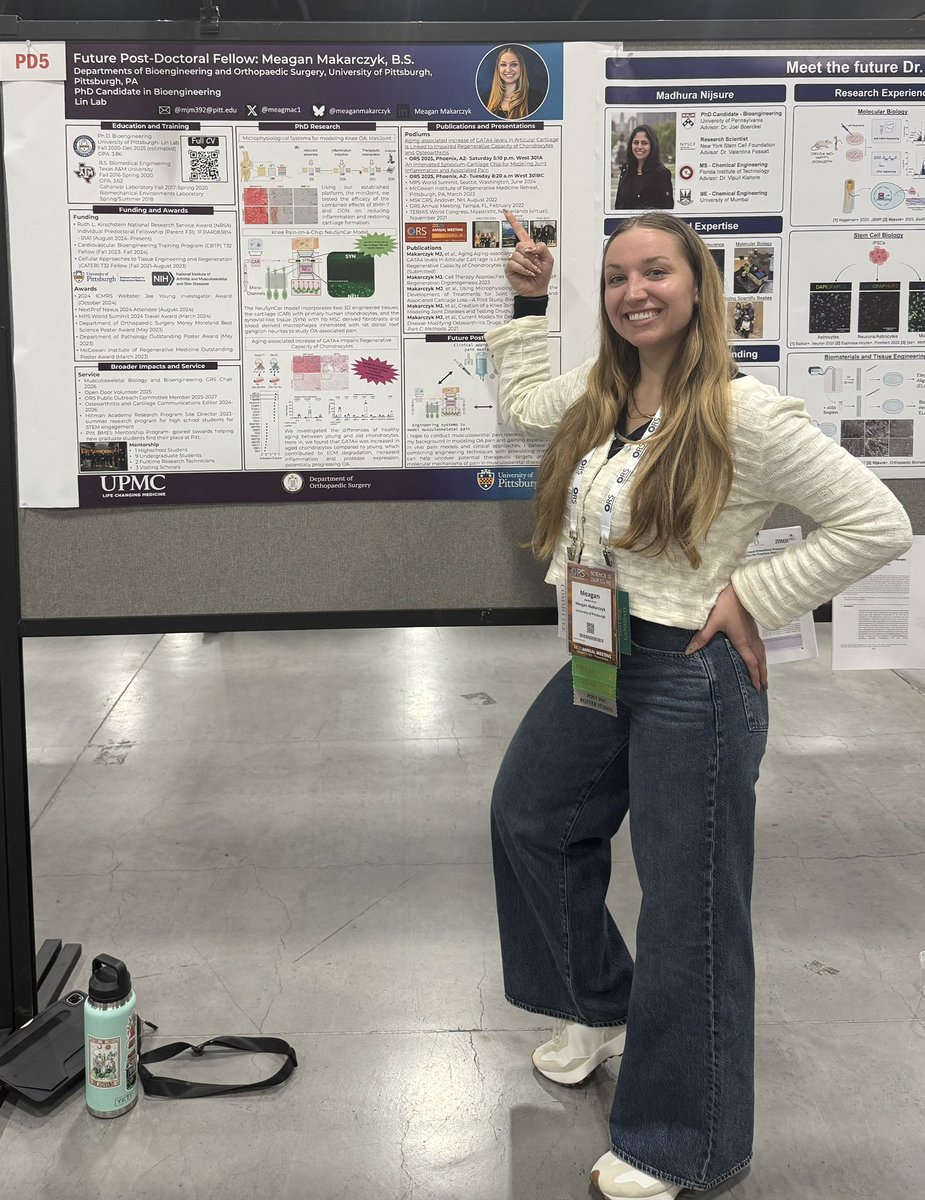 meagmac1's tweet photo. I had so much fun presenting my #Science with my #LabBestie at #ORS2025 https://t.co/DDIPfSUGxv