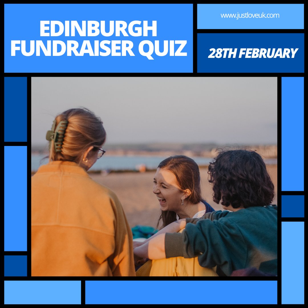 Are you based in Edinburgh or know people passionate about Jesus and justice in the area?   

We'd love to invite you to our fundraiser quiz on the 28th of February 🥳 

Find out more below ⬇️
justloveuk.com/edinburgh-fund…