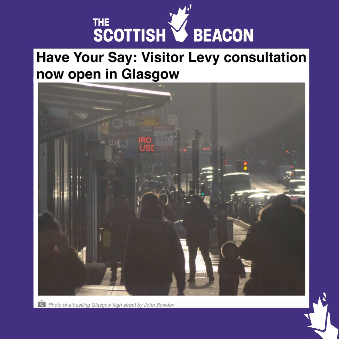 Scottish Beacon (@scottishbeacon) on Twitter photo From <a href="/Govanhill_mag/">🦋 @greatergovanhill.com on BlueSky 🦋</a>: Have Your Say: Visitor Levy consultation now open in Glasgow
Introducing the Visitor Levy…What is it? Why is it important? And what does it have to do with you? Find out how you can add your voice to the conversation and have your say on local tax reform. From <a href="/Govanhill_mag/">🦋 @greatergovanhill.com on BlueSky 🦋</a>: Have Your Say: Visitor Levy consultation now open in Glasgow
Introducing the Visitor Levy…What is it? Why is it important? And what does it have to do with you? Find out how you can add your voice to the conversation and have your say on local tax reform.