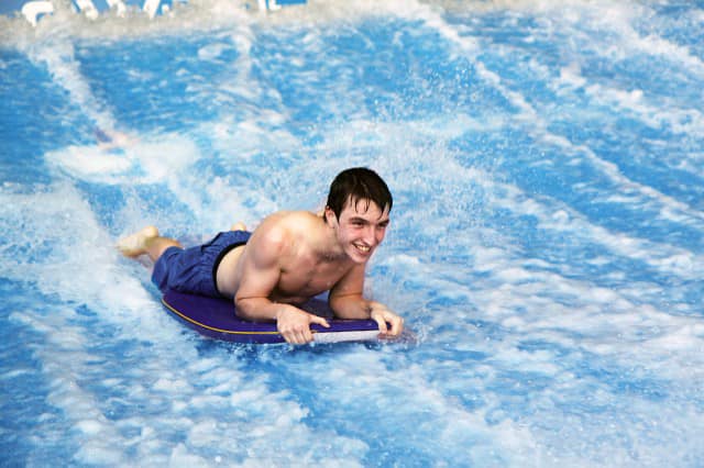 We apologize but Flow Rider programming is cancelled for this week. But don't worry! We expect to be back up and running next week. Thank you for understanding and we can't wait to see you back on the waves soon.🏄‍♂️