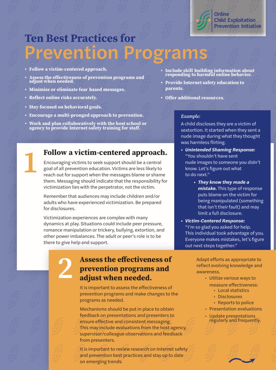 CRF is a member of the Online Child Exploitation Prevention Initiative (OCEPI) in the US. The initiative has compiled Ten Best Practices for Prevention Programs guide to enhance the effectiveness of online safety engagement efforts. Download here 
icactaskforce.org/OCEPI