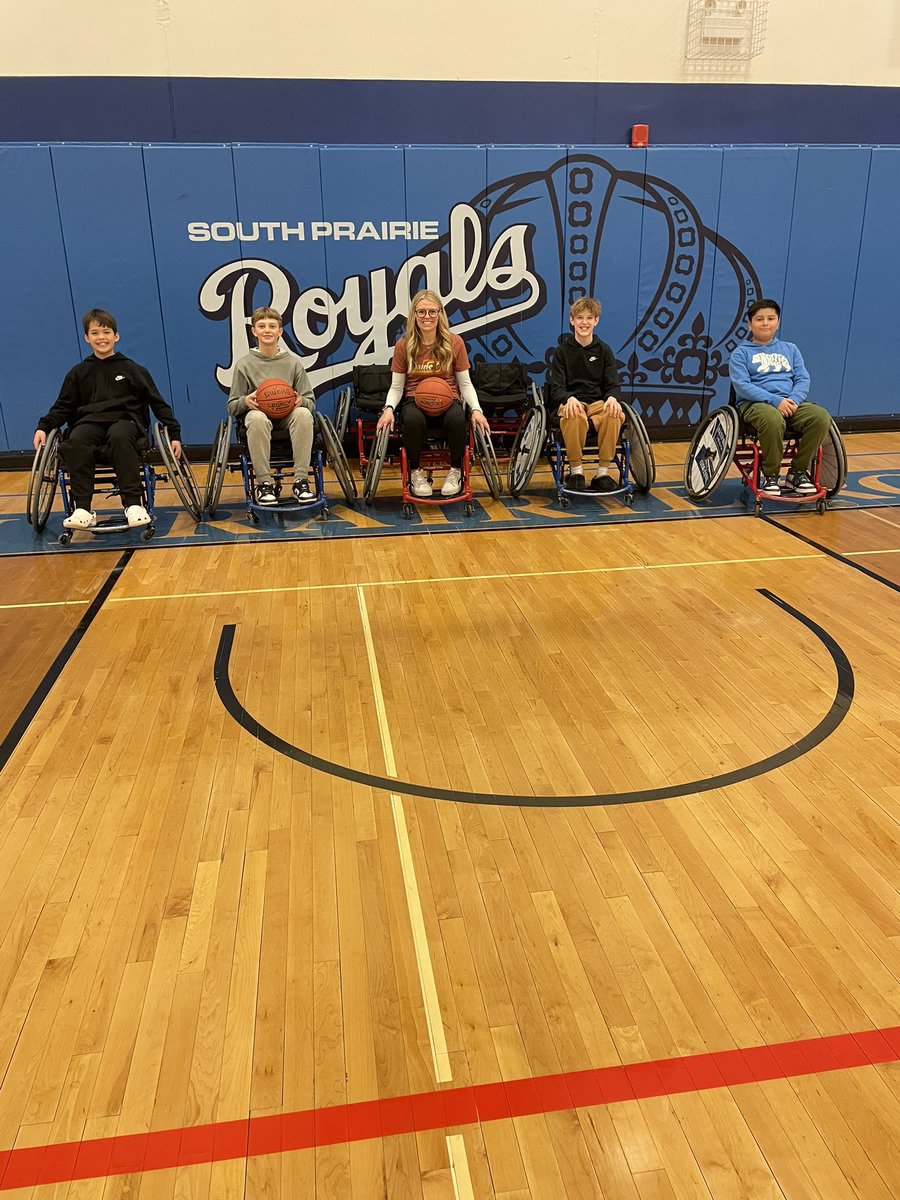 MrStachPE's tweet photo. It’s @prairie_grit week at school this week!! Huge thanks to averi for coming in and teaching our students the fun and importance of adaptive sports!! Students had a blast learning and moving!! https://t.co/Uxr6y1ONVl