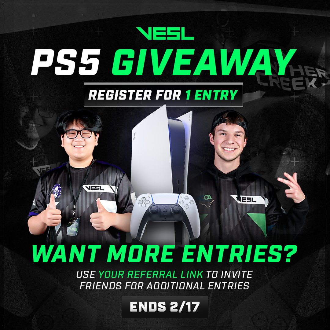 veslgg's tweet photo. Want to win a PS5? 🎮
Register to The Notwork for one entry into our giveaway. Want more entries? Refer your friends! Each friend you refer that signs up will grant you an extra entry. 🎟️
Join below! ⬇️ https://t.co/7qDdngKq7N