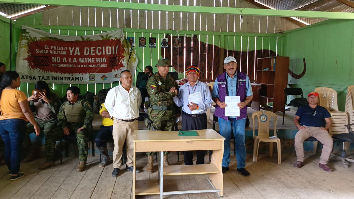 Guarda indígena comunitaria capturó a 6 presuntos militares en Maikiuants, el 4 de enero en una reunión con comandante de BS-21 Cóndor firmamos acuerdos y compromisos para que nuestro territorio sea respetado y rechazamos la presencia de los militares sin conocimiento nuestra.