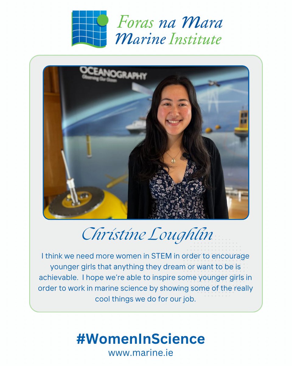 🎉Celebrating #WomenInScience and our inspiring female scientists.

👩‍🔬Christine Loughlin