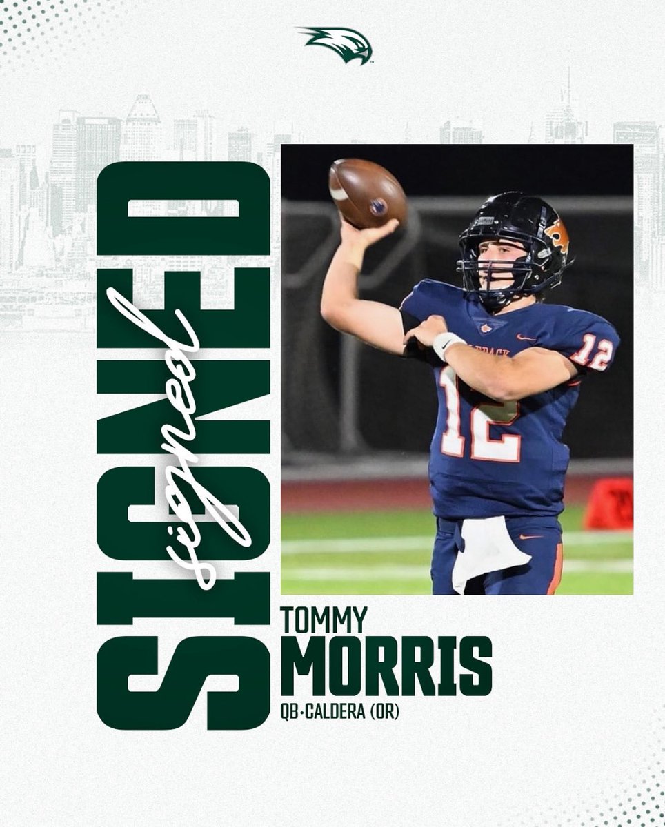 Tommyocho12's tweet photo. Thanks to my family,teammates,coaches and my Lord and Savior Jesus Christ. I couldn’t have done it without you. Excited and blessed to be COMMITTED to Wagner Football. @Wagner_Football @BrandonHuffman @247Sports @eforcefootball @jonahkoski @AlexBrink10 @CoryHeflin2 @CoachHefNCSA @PrepRedzoneOR @CalderaFootball @IdahoRecruitHub @JordanJ_ @QBoogieSports @tommasella