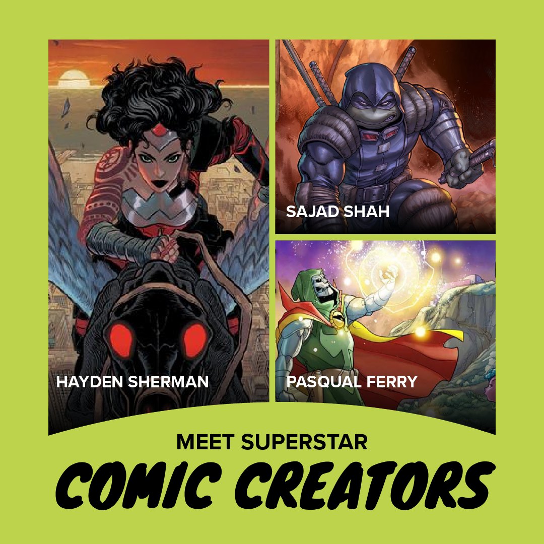 ComboCollect's tweet image. Meet your favorite comic creators at Toronto Comicon!
Info & tickets @fanexpocanada 
#combocollectibles #torontocomicon #fanexpo #comiccon #comiccreator #dc #marvel #comicbooks