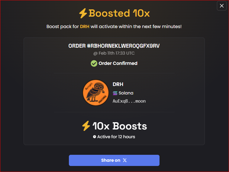 Drachma_Token's tweet photo. โก Boosted 10x $DRH on DEX Screener!
Lock in as small as $20.
Don't trade, Invest!
Buy #Drachma via https://t.co/eZOwMwZsv3
DYOR before buying.
https://t.co/zdAVQbkxuj https://t.co/9aiBYqvJND