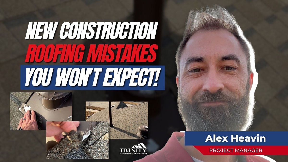 TheRoofExperts's tweet image. Don’t Assume New Construction is Perfect!

Just because your home is brand new doesn’t mean everything is flawless—especially the roof! Make sure your roof is built right by a trusted professional. 

Want to learn more?  Check us out over on YouTube- youtu.be/JzWZZ-JwX8w