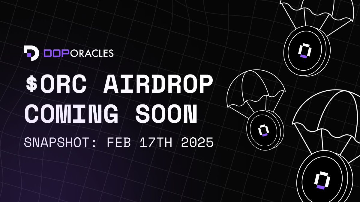6 days until the much-awaited Snapshot! ⌛️

To secure your eligibility for the $ORC Airdrop, make sure you're holding, staking, or using $DOP 🎯

Learn more 👉 dop.org/blog/get-ready…