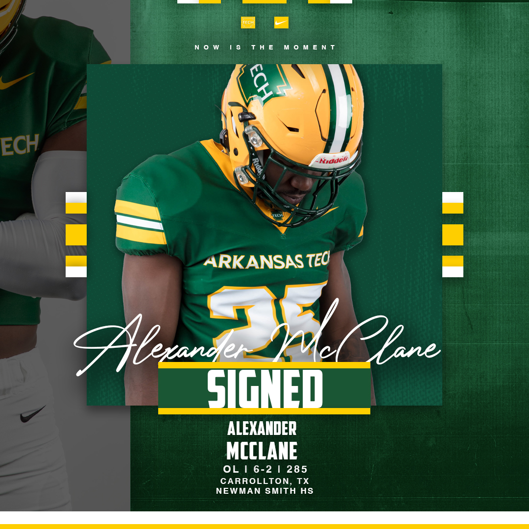 Arkansas Tech Football (@atufootball) on Twitter photo 🖊️ Alexander McClane (<a href="/AlexMcclane26/">Alexander McClane</a>)
OL | 6-2 | 285
Carrollton, Texas
Newman Smith HS
📼 hudl.com/profile/167065…
#GoToWork | #FightOn 🖊️ Alexander McClane (<a href="/AlexMcclane26/">Alexander McClane</a>)
OL | 6-2 | 285
Carrollton, Texas
Newman Smith HS
📼 hudl.com/profile/167065…
#GoToWork | #FightOn