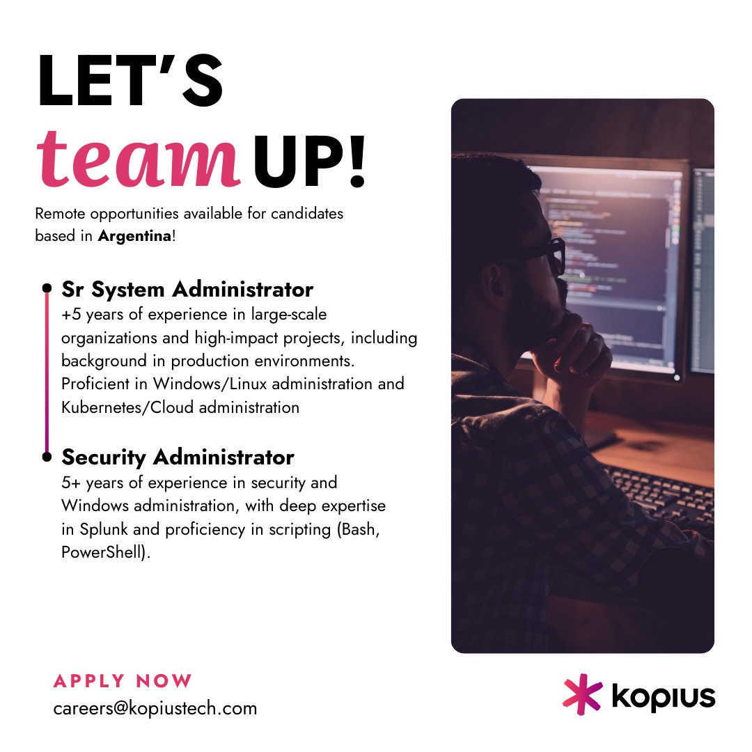Kopius | Careers tweet media