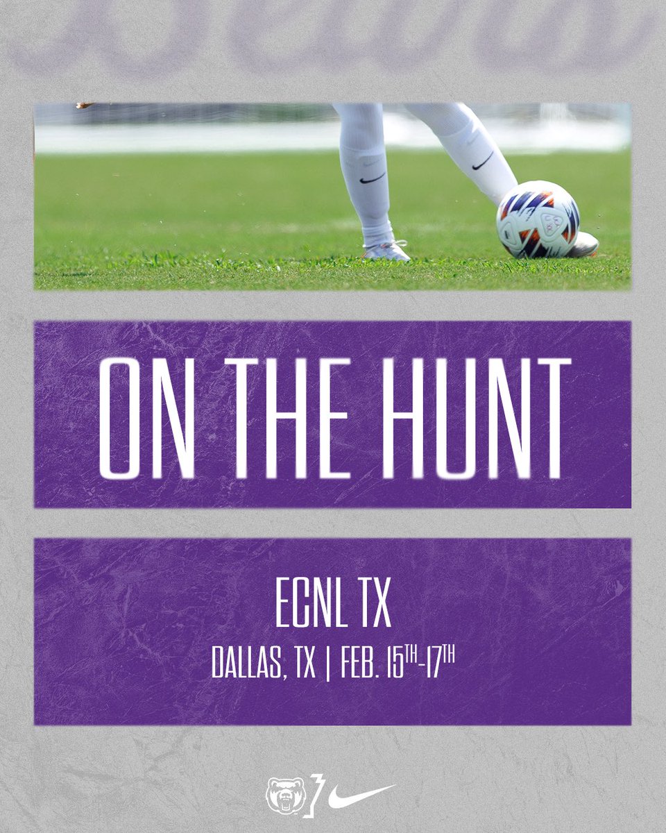 DnicholsDerek's tweet image. We are heading to Texas this weekend, let’s see those schedules!
#BearClawsUp #ECNLTX