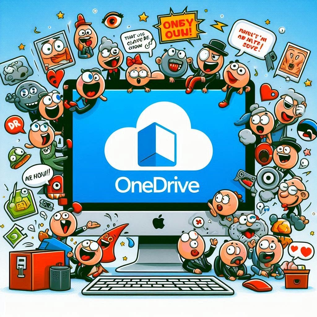 Tore_Aurstad's tweet image. OneDrive - 
Generated a funny ad logo using DALL-e 3 today ! #onedrive #aiimagegen #dalle_3