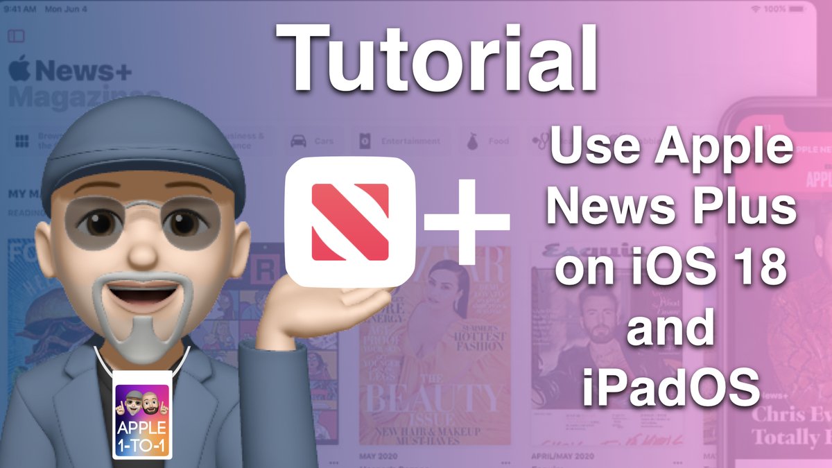 APPLE 1-TO-1 (@apple1to1) on Twitter photo New Video! #Apple #news + on your #iPad and #iOS 18?We’ll show you how to navigate the app, access premium magazines and newspapers, and customize your feed.
youtu.be/mBZZSXvRYtY
#AppleNewsPlus #AppleNews #AppleSubscription #iOS #Mac #iPhone New Video! #Apple #news + on your #iPad and #iOS 18?We’ll show you how to navigate the app, access premium magazines and newspapers, and customize your feed.
youtu.be/mBZZSXvRYtY
#AppleNewsPlus #AppleNews #AppleSubscription #iOS #Mac #iPhone