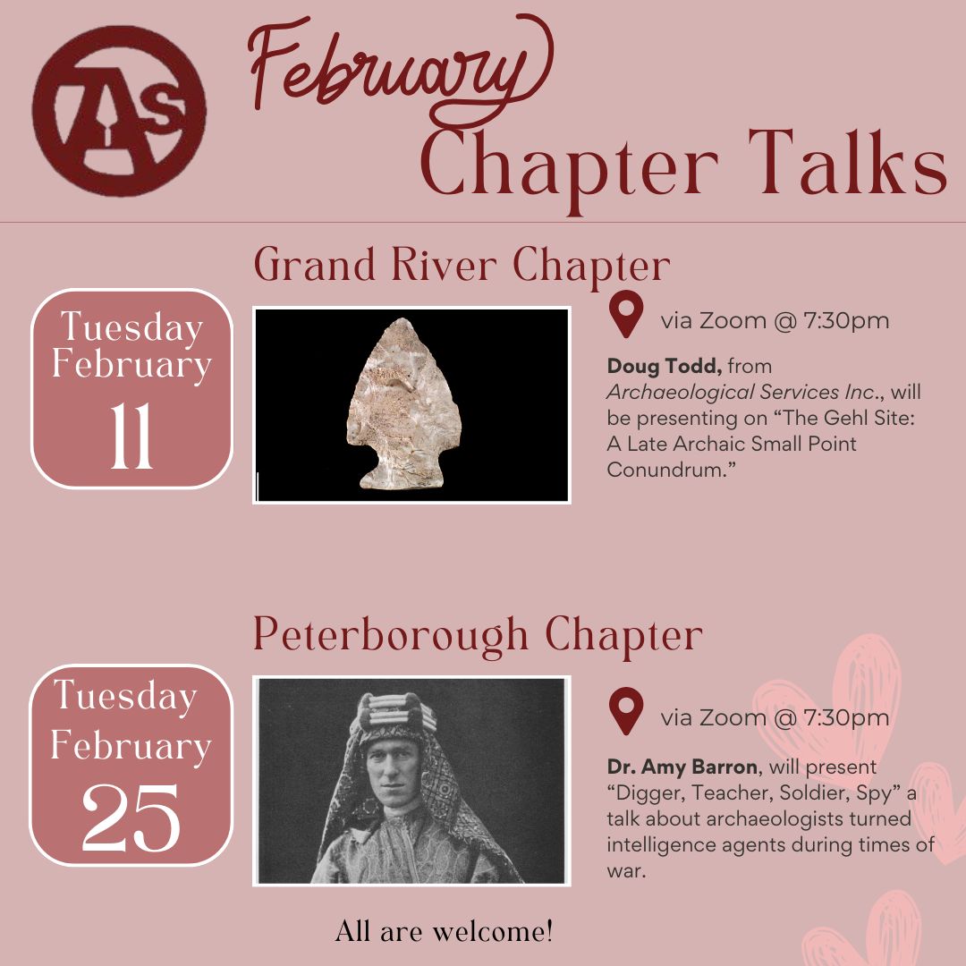 Check out our upcoming February Chapter Talks!