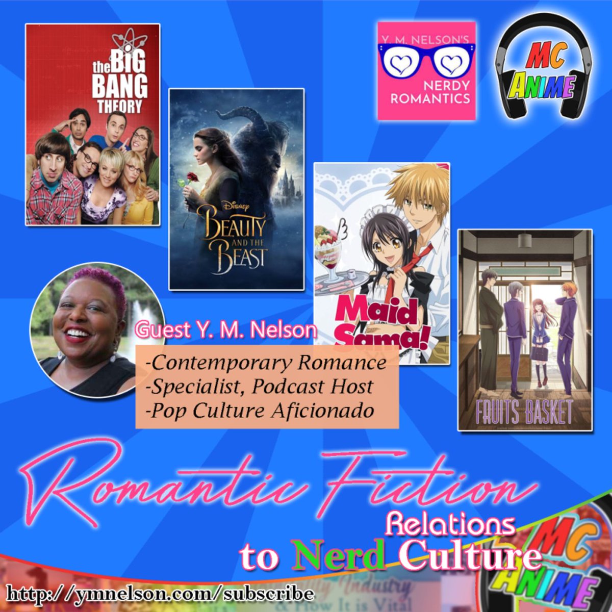 MCAnimePodcast (@maisoncollawn) on Twitter photo MC Anime Podcast
Romantic Fiction Relations to Nerd Culture
S4EP181
Guest Y. M. Nelson <a href="/AuthorYMNelson/">Y. M. Nelson Buy THE ACCIDENTAL PROPOSAL now💋</a>
Romance Author & Pop Culture
MP: Monster Love
Romantic Comedic Relief
Love Stories w/ Nerds & Shoujo Demo 2 Love
facebook.com/share/v/18La5e…
#podmatch #books #Love #Podcast MC Anime Podcast
Romantic Fiction Relations to Nerd Culture
S4EP181
Guest Y. M. Nelson <a href="/AuthorYMNelson/">Y. M. Nelson Buy THE ACCIDENTAL PROPOSAL now💋</a>
Romance Author & Pop Culture
MP: Monster Love
Romantic Comedic Relief
Love Stories w/ Nerds & Shoujo Demo 2 Love
facebook.com/share/v/18La5e…
#podmatch #books #Love #Podcast
