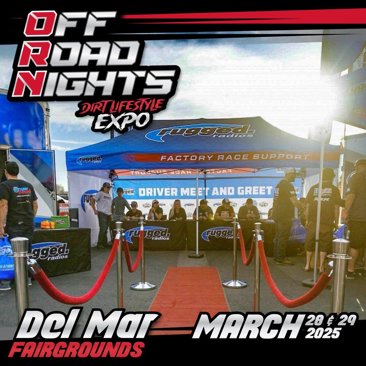 ORNscene's tweet image. Big thanks to @ruggedradios for their continued support and sponsorship for ORN.
They are the leaders in the industry for all your communication needs and 
They always roll out the red carpet for all their customers.
Stop by their booth at ORN March 28th-29th Del Mar Fairgrounds