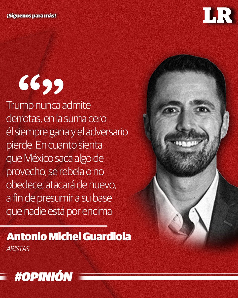LaRazon_mx's tweet photo. #Aristas | Trump encarna la demagogia: adoptar una idea única e individualizar a sus enemigos. Es decir, cargar sobre el adversario cualquier error propio y enaltecer cualquier resultado que pueda presentarse como victoria.
Escribe Antonio Michel Guardiola✍
https://t.co/TMu96QV6gr