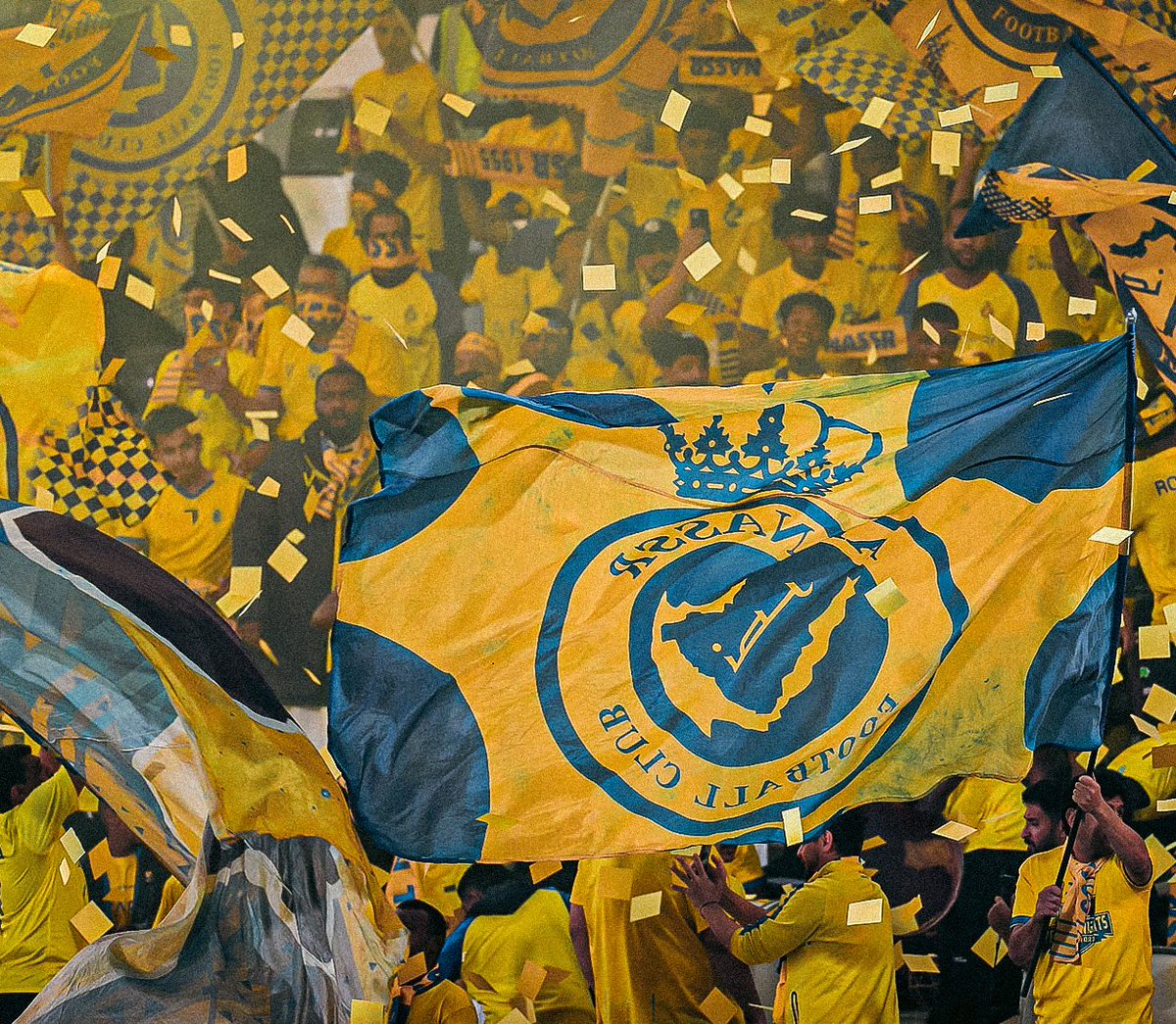 📢💛💙 عودتمونا دائمًا على الدعم والمساندة ، ومهما كانت الظروف ، أنتم الرقم الصعب في المدرج 💪
المباراة القادمة نبيها حضور كبير ، نبيها مدرج نصراوي مكتمل .

كل مقعد مخصص لجماهيرنا لازم يمتلئ ، كل تذكرة لازم تنفذ ، مدرج النصر لازم يقفل بالكامل 🏟️💛
هذي لحظتنا ، هذا وقتنا ، جمهورنا