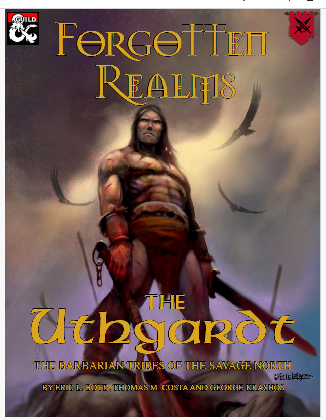 Realms fans, grab this when it goes live at DM’s Guild!
Canon! The definitive guide to the barbarian tribes of the Sword Coast North, penned by Forgotten Realms uber-sages Eric L. Boyd, Thomas M. Costa, and George Krashos!
(Oh, and NO AI was used in the making of this product!)