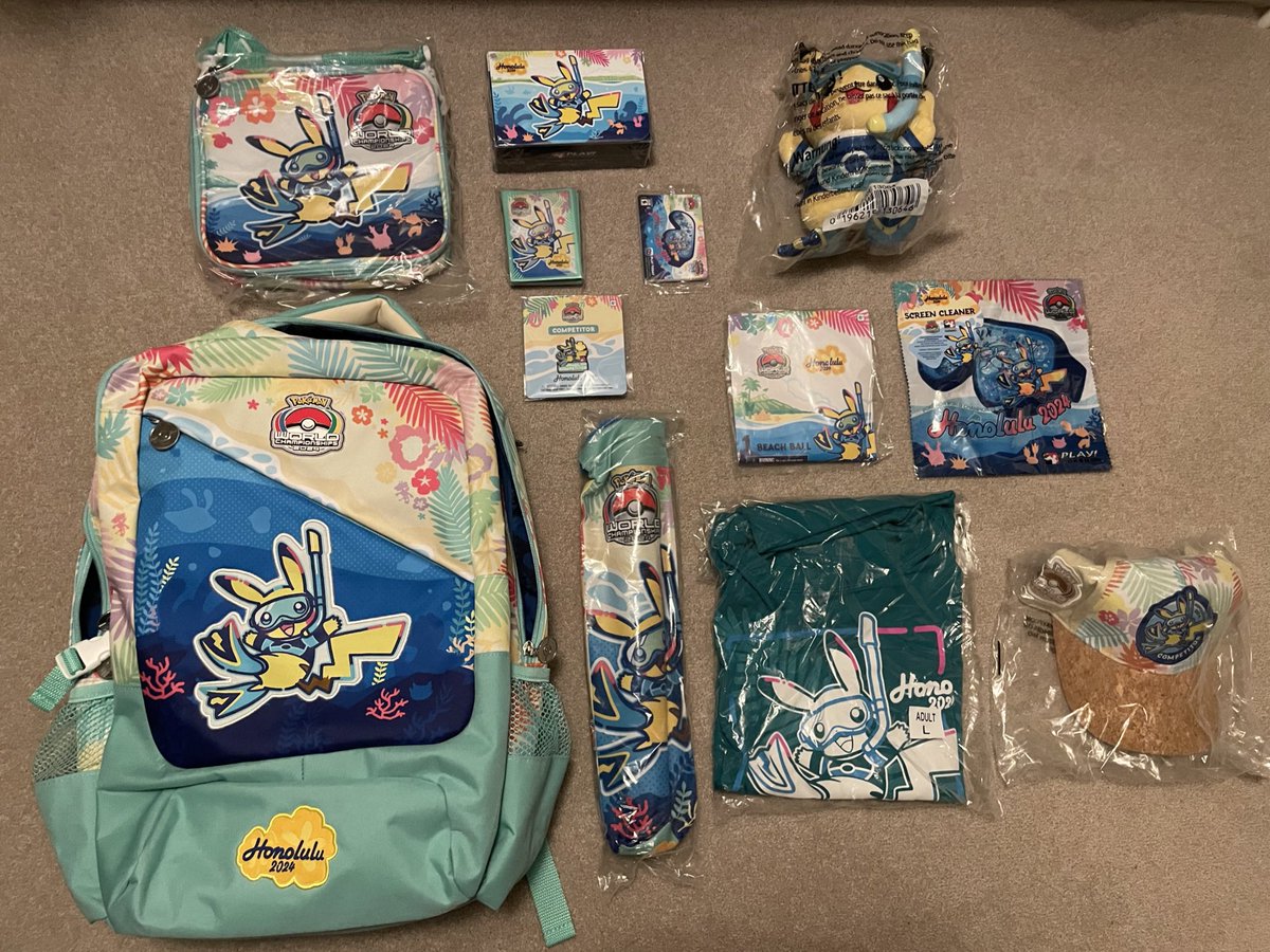 ***RTs appreciated!***

I am looking to sell my full 2024 Worlds Honolulu Competitor Kit at EUIC! This includes the sealed promo cards. 

Please DM me if you are interested! 

Thanks 🙂