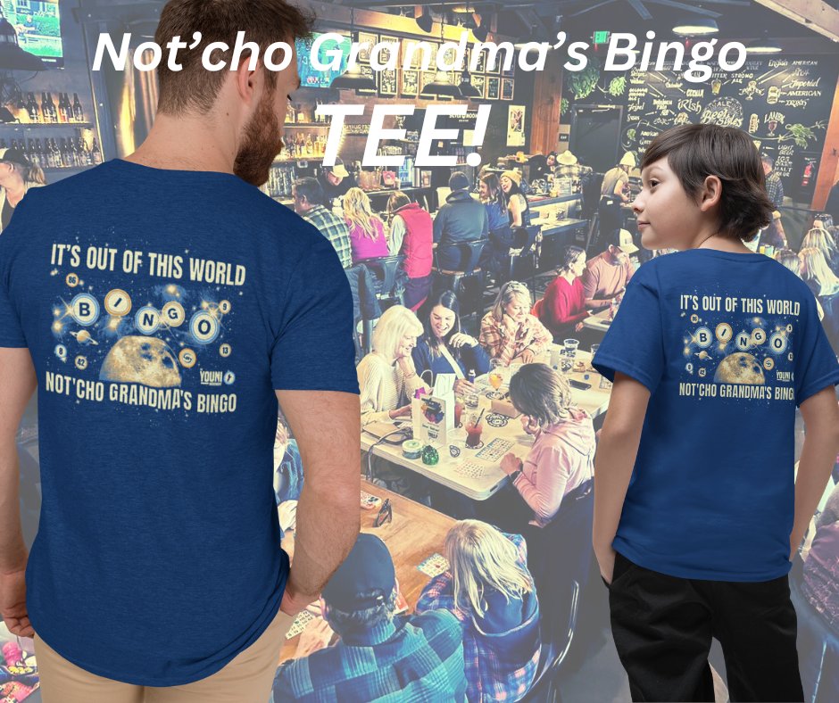 Shop the Official Not 'Cho Grandma's Bingo Tee now! Perfect for showing off your love for bingo while being part of something special. Only $30! #BingoLife #SilverMoonBrewing wix.to/AZlSojs